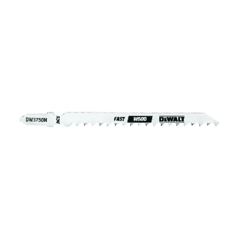 DeWalt 4 In. High Carbon Steel T-Shank Jig Saw Blade 6 TPI 5 Pk