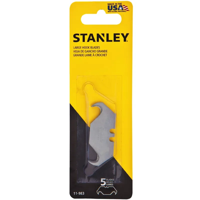 Stanley Steel Hook Replacement Blade 1-7/8 In. L 5 Pc