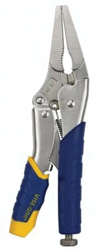 9 Inch Long Nose Locking Plier With Comfort Grip Handle And Wire Cutter