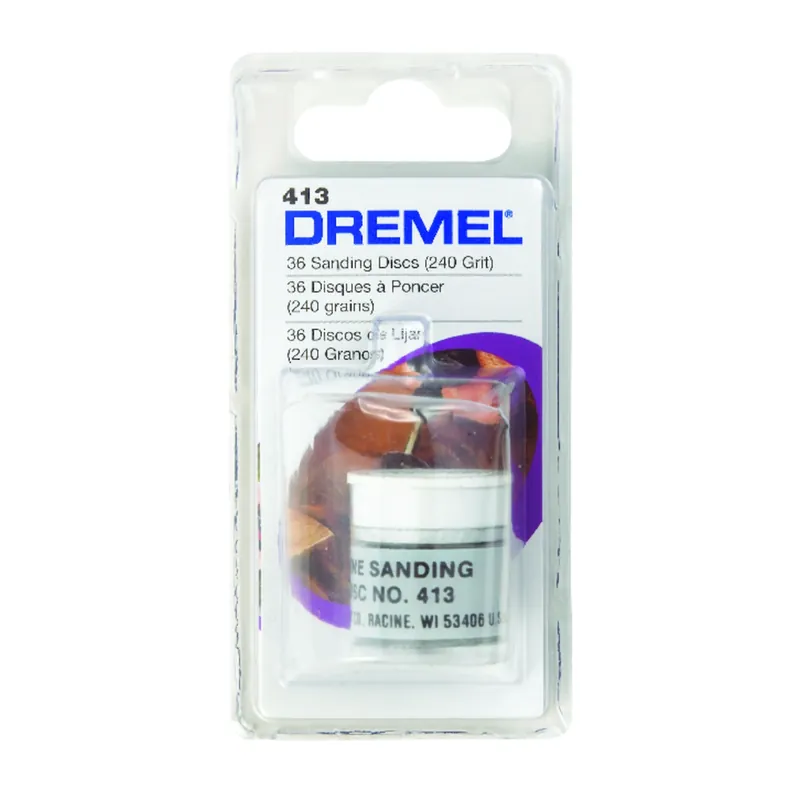 Dremel 1 In. Emery Center Mount Sanding Disc 240 Grit Fine 36 Pk