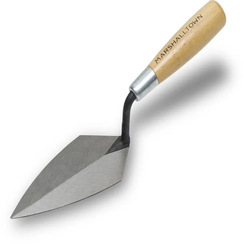Concrete Pointing Trowel, Wood Handle, 6 X 2.75 In.