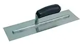 11 Inch By 4-1/2 Inch Plaster Finishing Trowel With Curved Handle, Model Ft114p