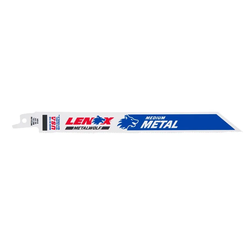 Lenox METALWOLF 8 In. Bi-Metal WAVE EDGE Reciprocating Saw Blade 18 TPI 1 Pk