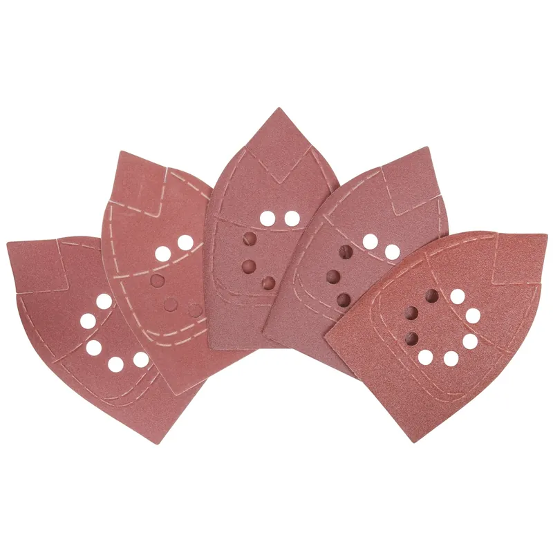 Black+Decker Mega Mouse 4-3/8 In. L X 6 In. W 80/120/220 Grit Aluminum Oxide Sandpaper 5 Pk