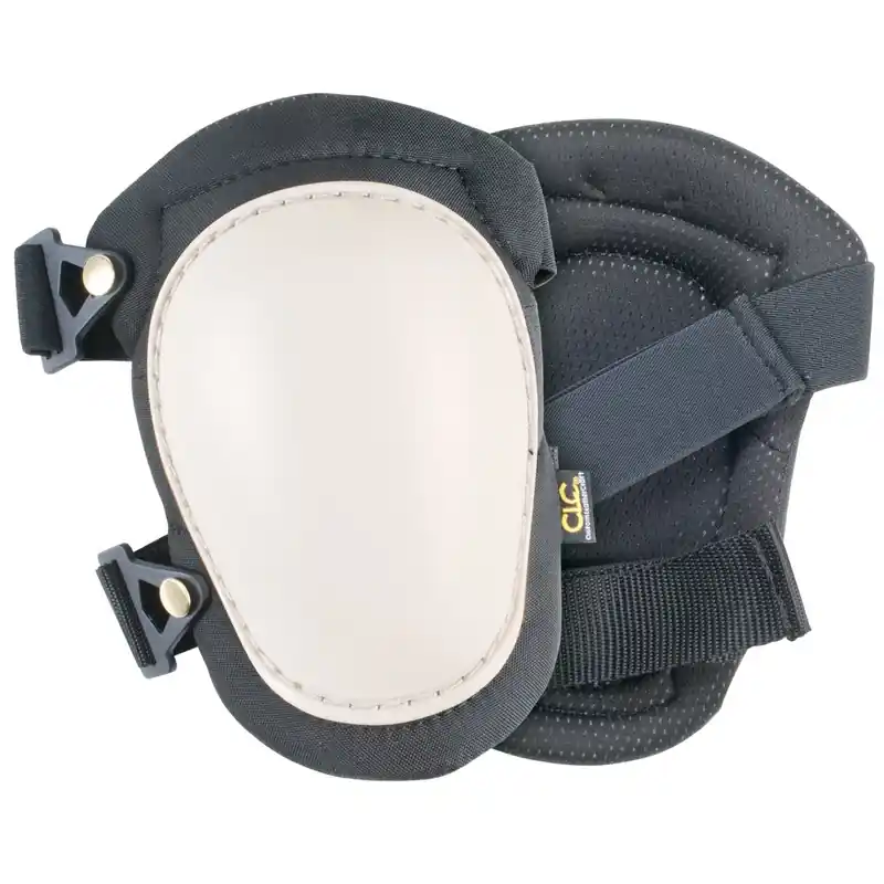 Clc V237 Heavy-duty Plastic Knee Pads, 7.37 In. L X 3.25 In. W, Adjustable Straps
