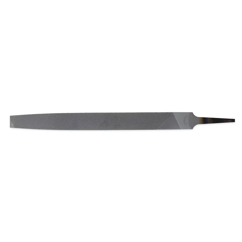 Nicholson Black Diamond Flat Bastard File, Double-Cut, 8 In.