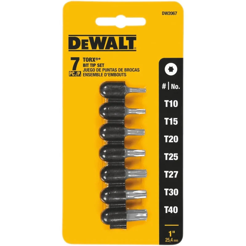 7-Pc. Torx Bit Tip Set