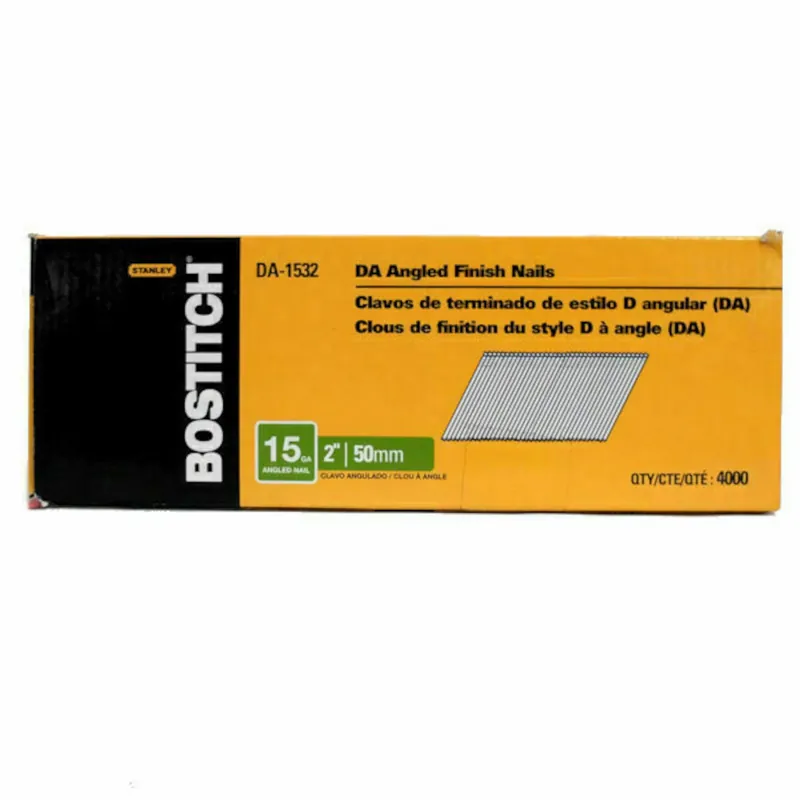 Bostitch 2 In. L X 15 Ga. Angled Strip Coated Finish Nails 4000 Pk