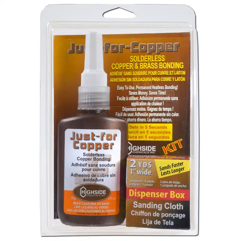Just For Copper 5-3/8 In. L X 8-1/2 In. W Copper And Brass Bonding Kit