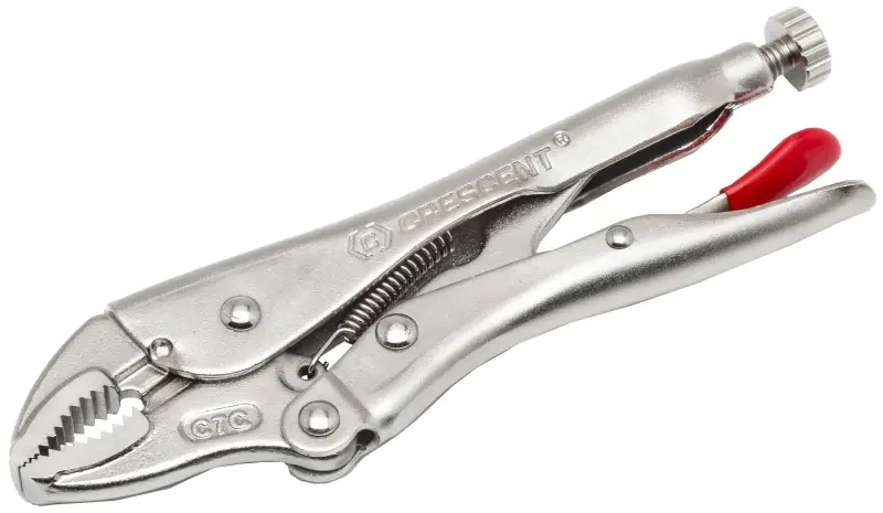 7 Inch Locking Pliers With Curved Jaw Model C7cvn-08