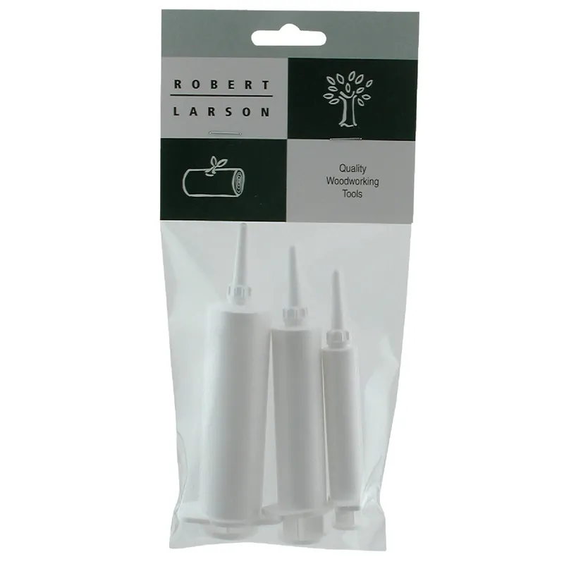 Robert Larson Plastic White Syringes 51 Cc