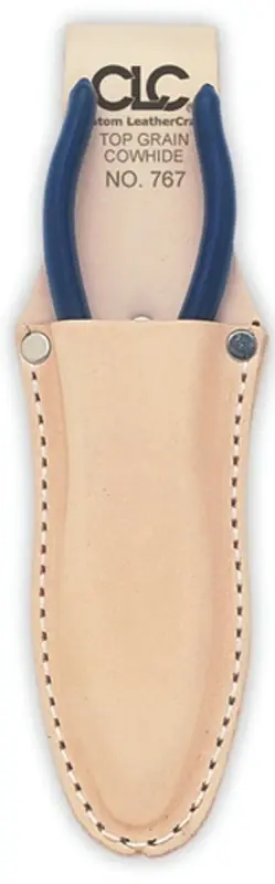 Tool Works Series 767 Leather Plier Holder, 10 In. Capacity, Tan