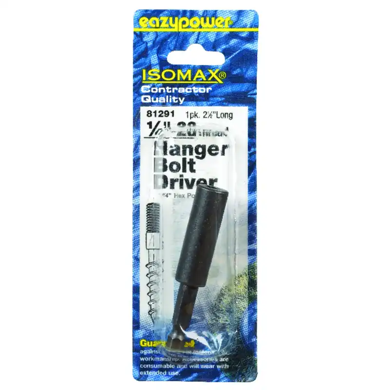 Eazypower Isomax Hex 1/4 In.-20 X 2-1/2 In. L Screwdriver Bit Adapter Steel 1 Pc