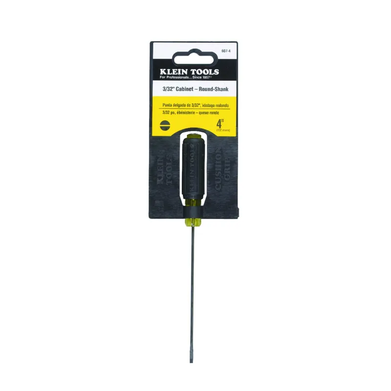 Cushion-grip 3/32 In. X 4 In. L Cabinet Mini Screwdriver