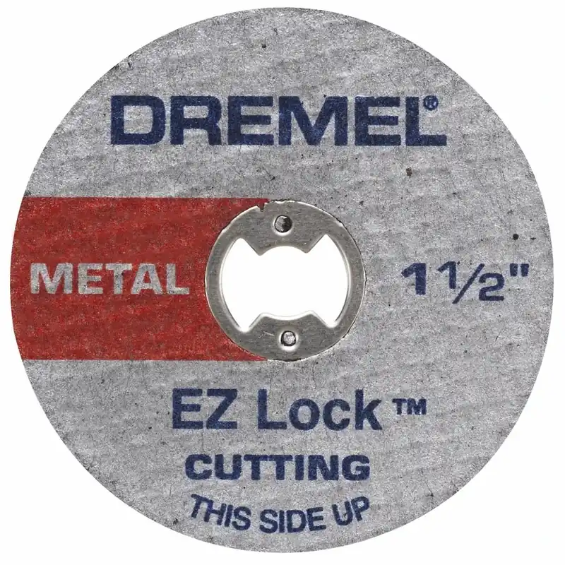 Dremel EZ Lock 1-1/2 In. D X 1/8 In. X 0.05 In. Thick Fiberglass Metal Cut-Off Wheel 5 Pk