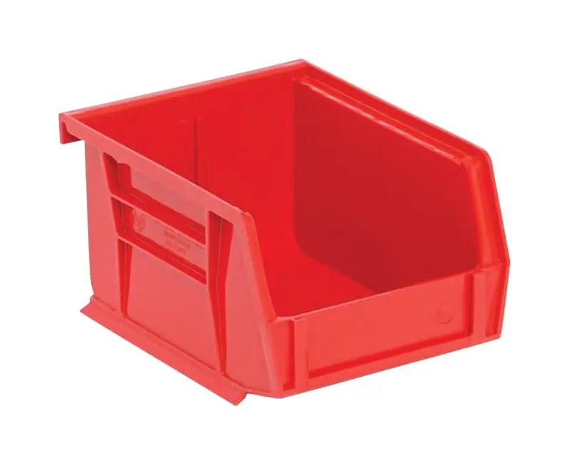 4-1/8 In. W X 2-13/16 In. H Red Tool Storage Bin, 1 Compartment