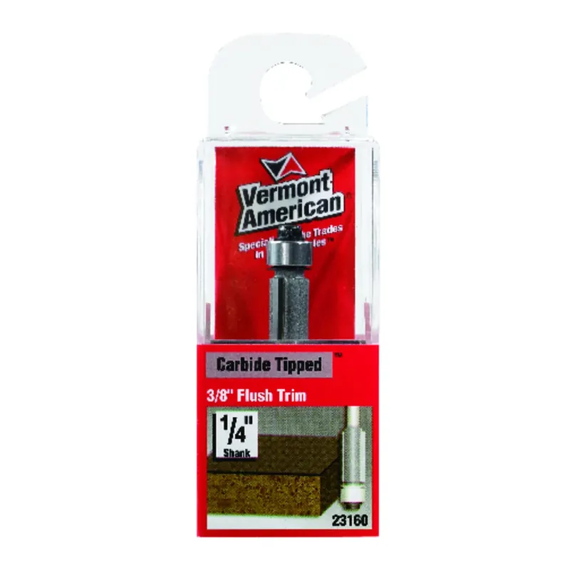 Carbide Tip 3/8 In. X 9/16 In. Flush Trim Router Bit