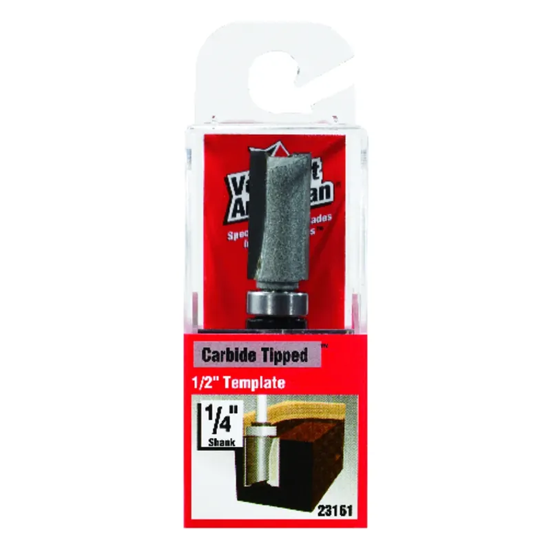 Carbide Tipped 1/4 In. Diameter X 1 In. Cutting Length Router Bit