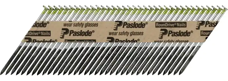 Paslode RounDrive 3 In. L Angled Strip Hot-Dip Galvanized Framing Nails 30 Deg 2000 Pk