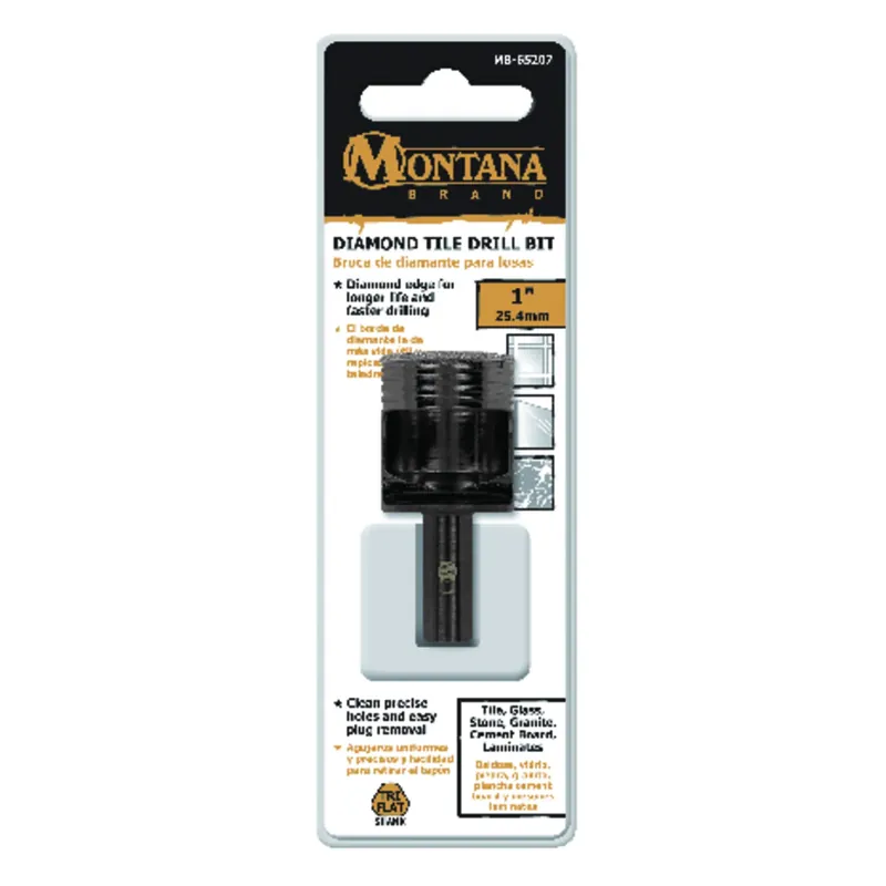 1 In. Alloy Steel Drill Bit With 3-flat Shank