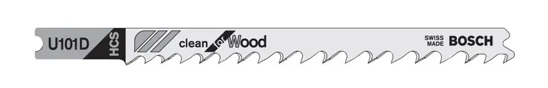 Bosch 3-5/8 In. High Carbon Steel U-Shank Jig Saw Blade 6 TPI 3 Pk