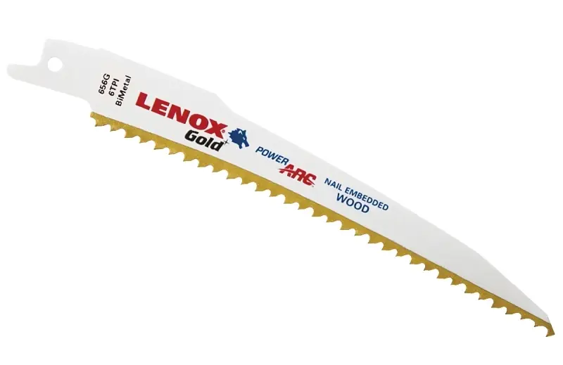 Lenox Gold 6 In. Bi-Metal Reciprocating Saw Blade 6 TPI 5 Pk