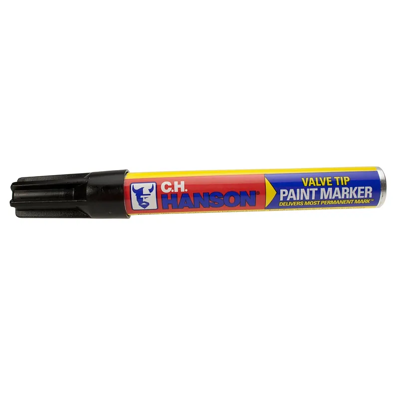 C.H. Hanson El Marko Black Valve Tip Paint Marker 1 Pc