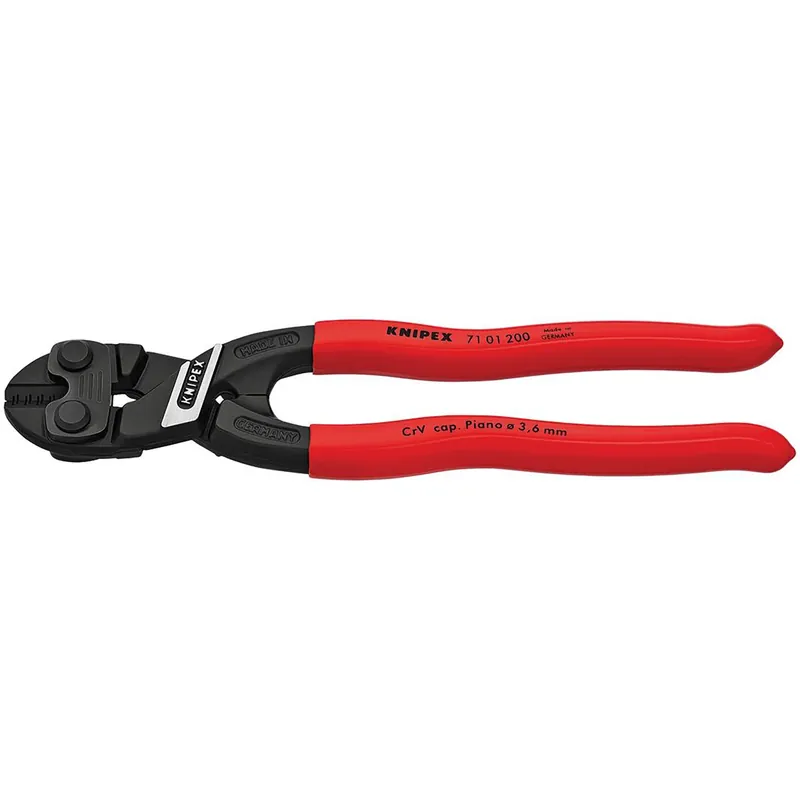 Knipex 8 In. Mini Bolt Cutter Black/Red 1 Pk