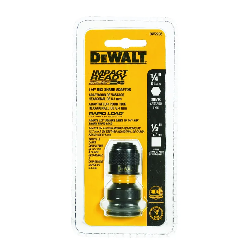 Impact Ready 1/2 Square To 1/4 In. Rapid Load Socket Adapter