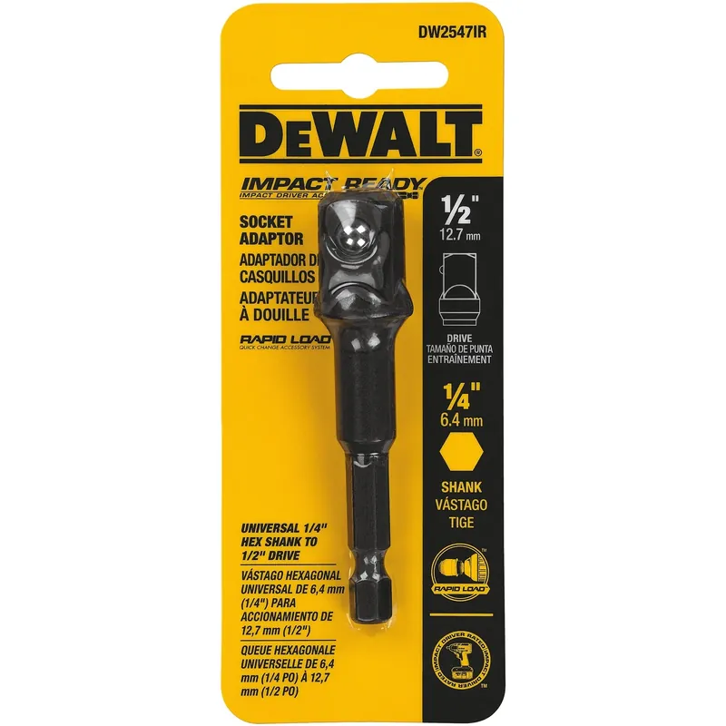 1/4 In. Hex Shank To 1/2 In. Socket Adaptor