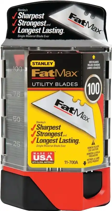 Stanley FatMax Utility Blade Gray 100 Pk