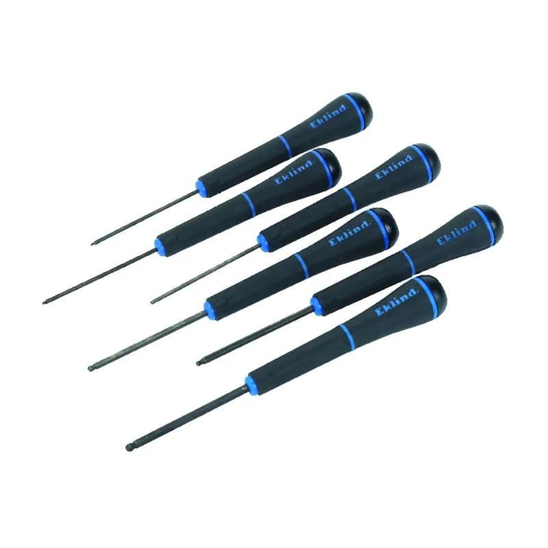 Metric Precision Ball-end Hex Key Set, 6-piece With Spinner Cap