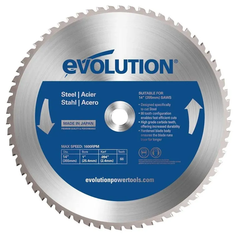 14 In. 66-teeth Mild Steel Cutting Saw Blade
