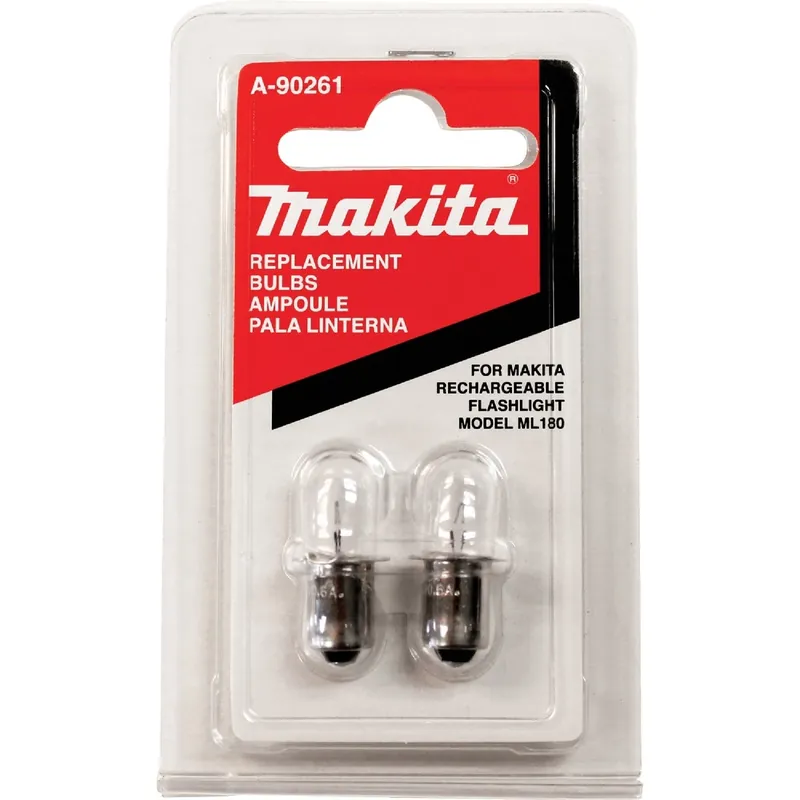 Makita Clear Xenon Flashlight Bulb 18 V Bayonet Base