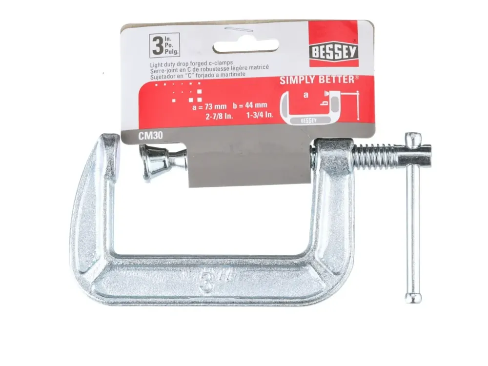 Bessey Drop Forged 1-3/4 In. D Light Duty C-Clamp 800 Lb 1 Pk