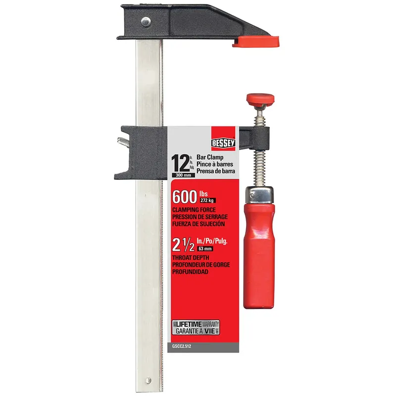 Bar Clamp, Clutch Style, 12 In.