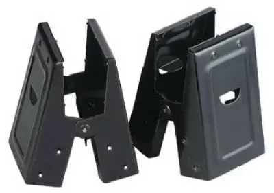 Pair Of Medium-duty Steel Sawhorse Brackets For 2x4 Lumber
