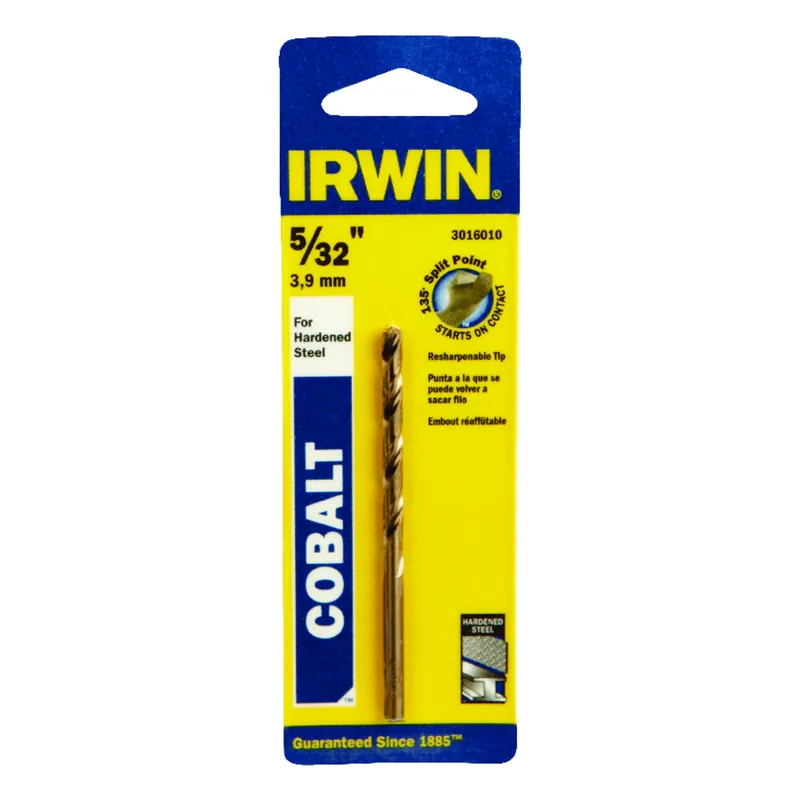 Cobalt Steel Drill Bit, 5/32-In.