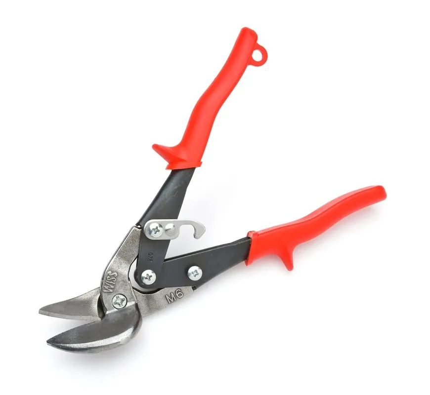9-1/4 In. Offset Aviation Snips For Left And Straight Cuts