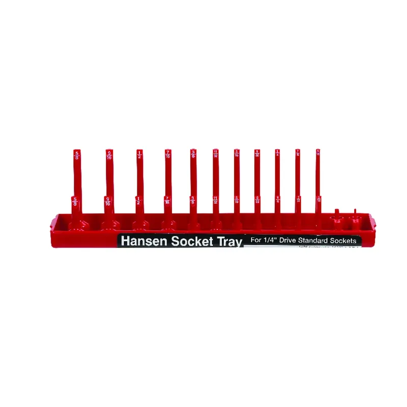 9 In. L X 1/4 In. Drive Sae Socket Tray - 1 Piece