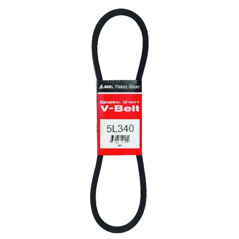 Fractional Horsepower 5l340 V-belt, 21/32 In. X 34 In. Rubber
