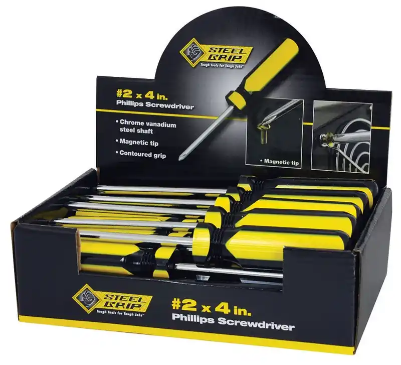 Steel Grip 2 X 4 In. L Phillips Screwdriver 1 Pc