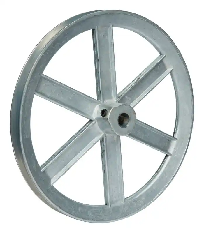 10 Inch Diameter Zinc Single V Grooved Pulley Model 1000a5