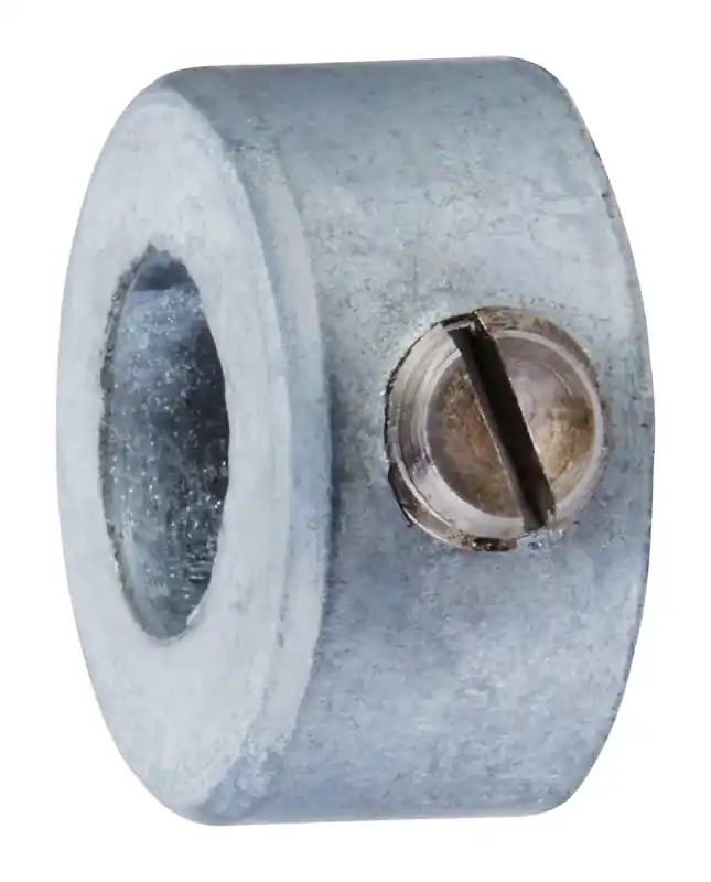 1/2 In. Shaft Collar With Zinc Finish And Set Screw