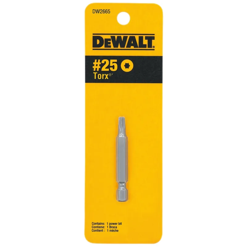T25 Torx Drive Power Bit, 2 In.