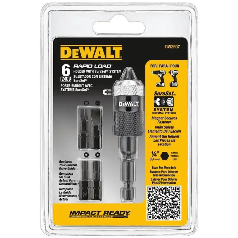 DEWALT Elite Series 2‑Inch 6‑Piece Heat‑Treated Steel Screwdriving Set