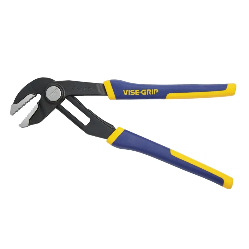 Vise-Grip Groovelock Pliers, Straight Jaw, 10 In.