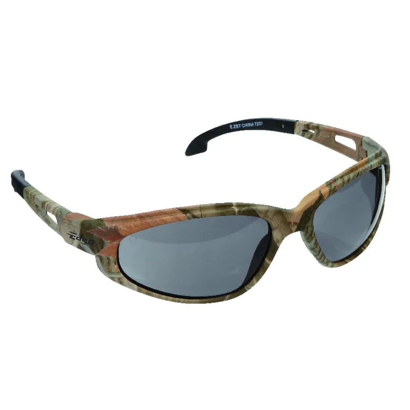 Dakura Camouflage Frame Safety Glasses With Smoke Lenses Sw116cf