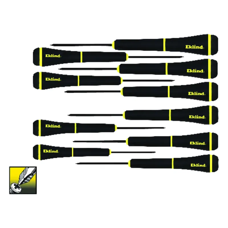 Precision Screwdriver Set - 10-piece Phillips/slotted With Pouch