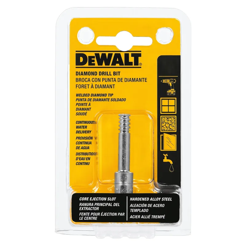 Diamond Tip Tile Drill Bit, 3/16 In.
